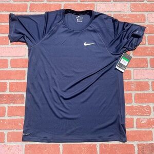 Men’s Large Blue Nike Dri-Fit Tee Shirt NWT